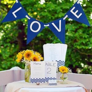 Fun Wedding Decorations Trend: Bunting and more Bunting