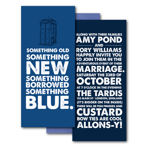 A Dr. Who Wedding for the Whole Family
