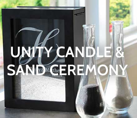 Unity Candles and Sand Ceremony