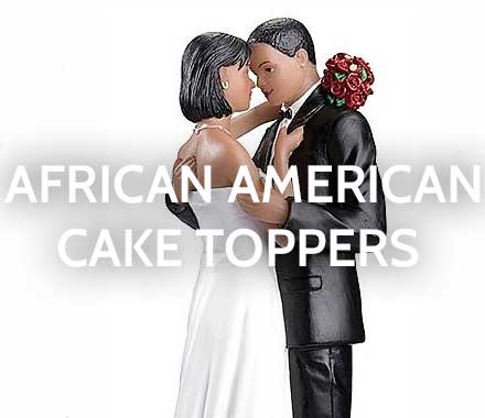 African American Cake Toppers