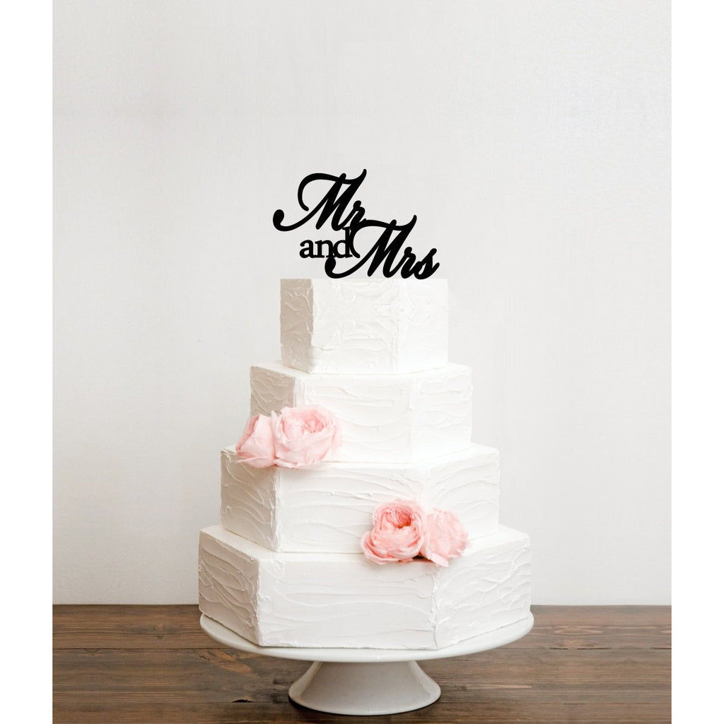 Mr and Mrs Wedding Cake Topper - Bridal Shower Topper - Wedding Collectibles