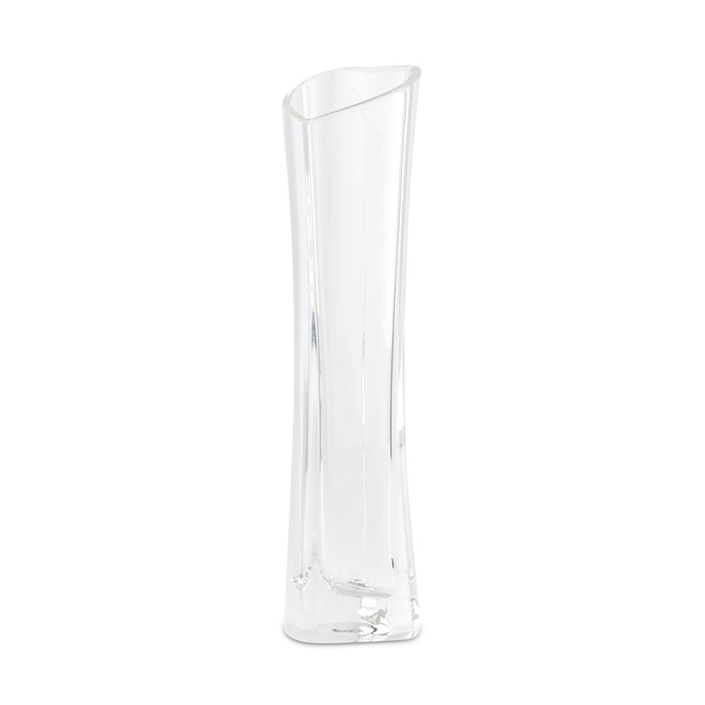 Small Glass Heart Shaped Vase - Wedding Collectibles
