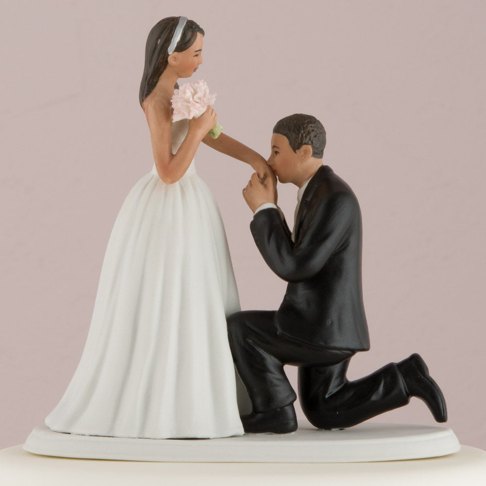 A "Cinderella Moment" Figurine -Medium Skin Tone - Wedding Collectibles