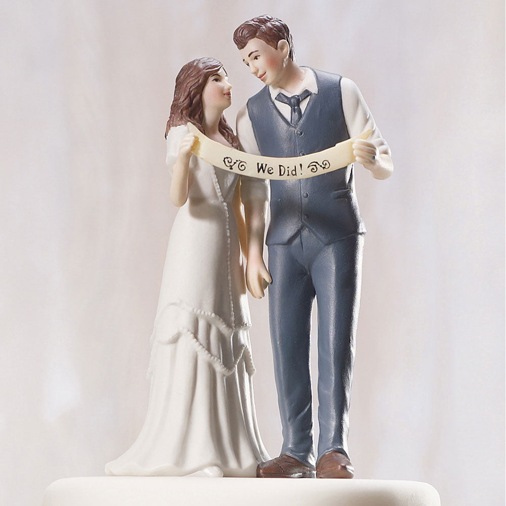 “Indie Style” Wedding Couple Figurine - Wedding Collectibles