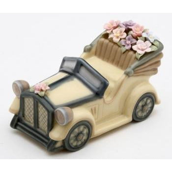 Antique Sports Car Cake Topper Figurine - Wedding Collectibles