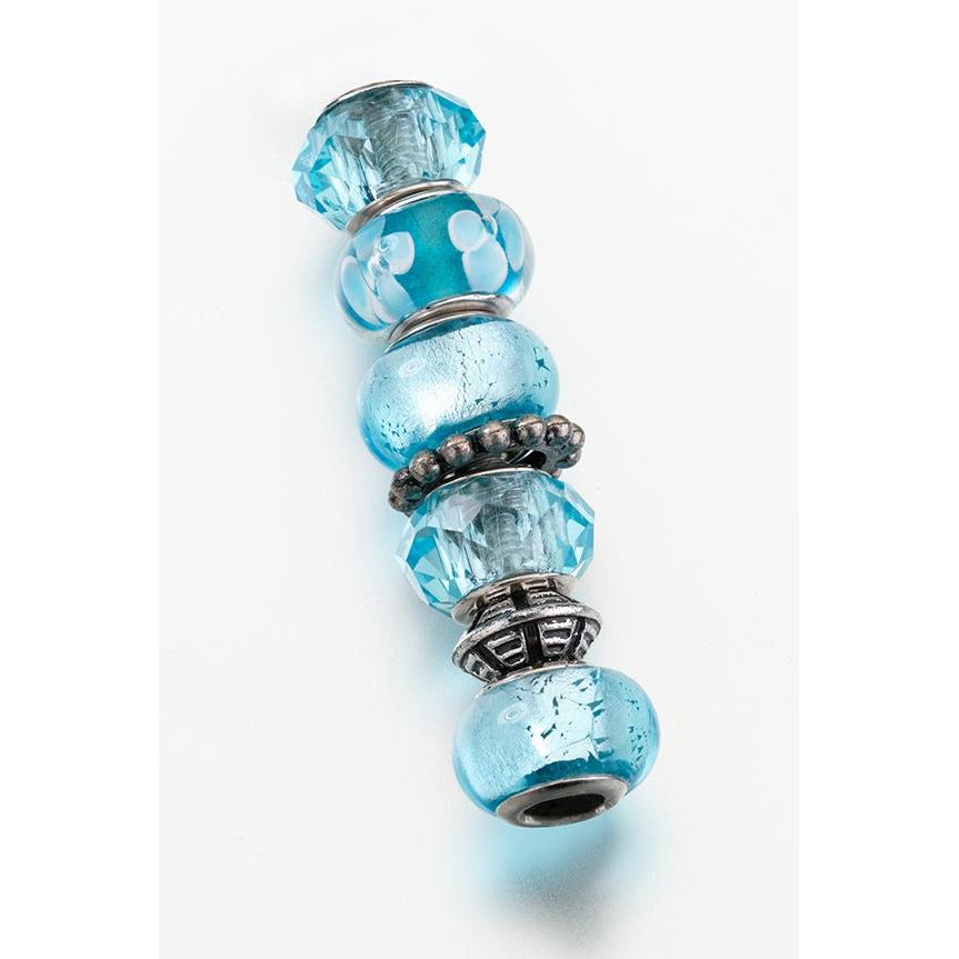 Assorted Beads-Aqua - Wedding Collectibles