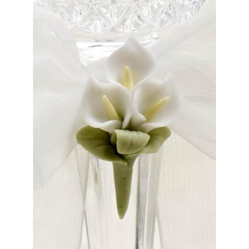 Calla Lily Bouquet Wedding Toasting Glasses - Wedding Collectibles