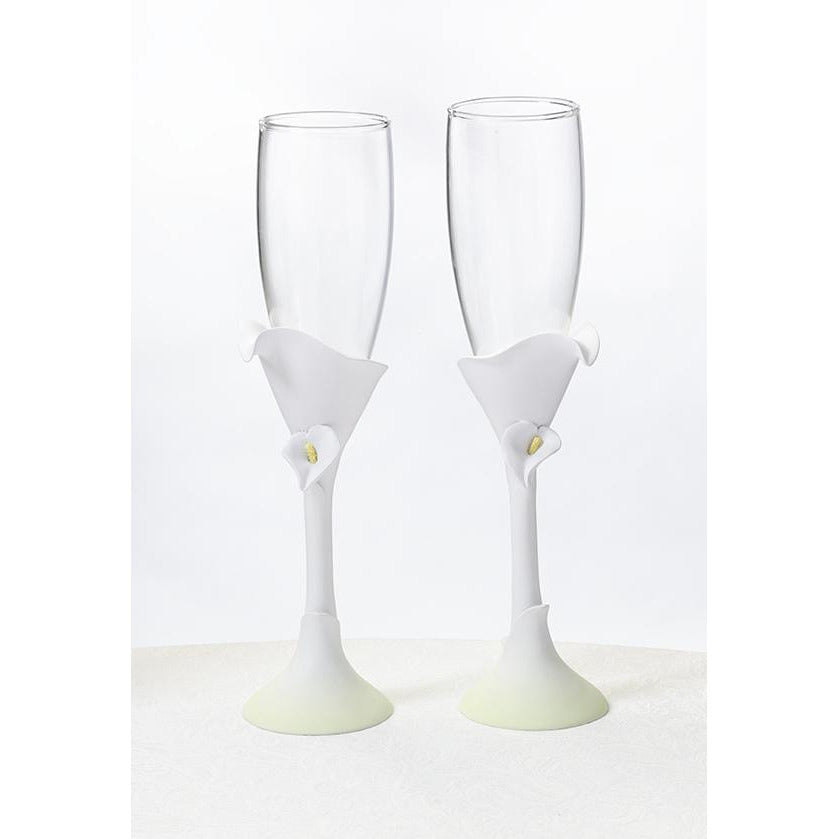 Calla Lily Glasses - Wedding Collectibles