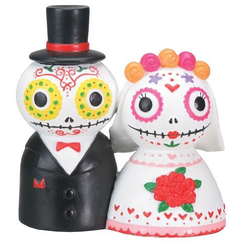 Day of the Dead Skulls Wedding Cake Topper - Wedding Collectibles