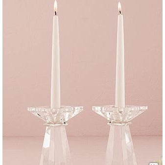 Dual Purpose Crystal Candle Holder - Wedding Collectibles