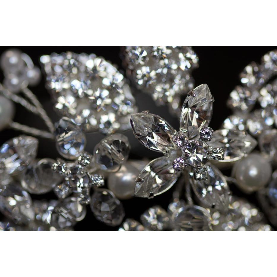 Eden Crystal Flower Headband - Wedding Collectibles