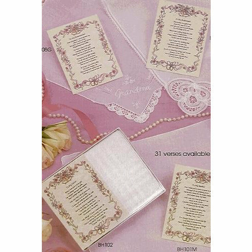 Personalized From Friend or Family to the Mother of the Groom Wedding Handkerchief - Wedding Collectibles