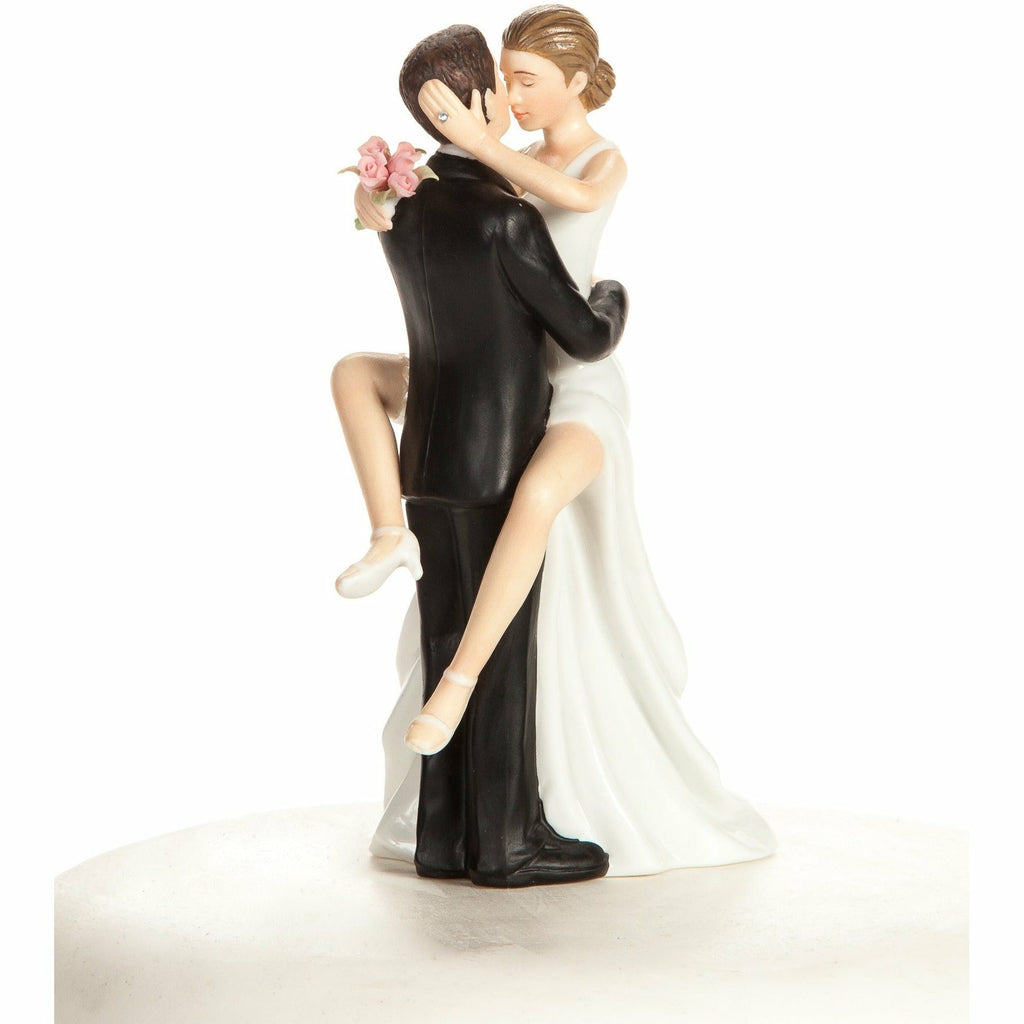 "Funny Sexy" Wedding Bride and Groom Cake Topper Figurine - Wedding Collectibles