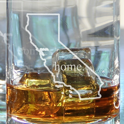 Home State Drinking Glasses (Set of 4) - Wedding Collectibles