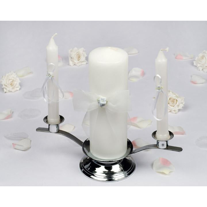 Hydrangea Bouquet Wedding Unity Candle Set - Wedding Collectibles