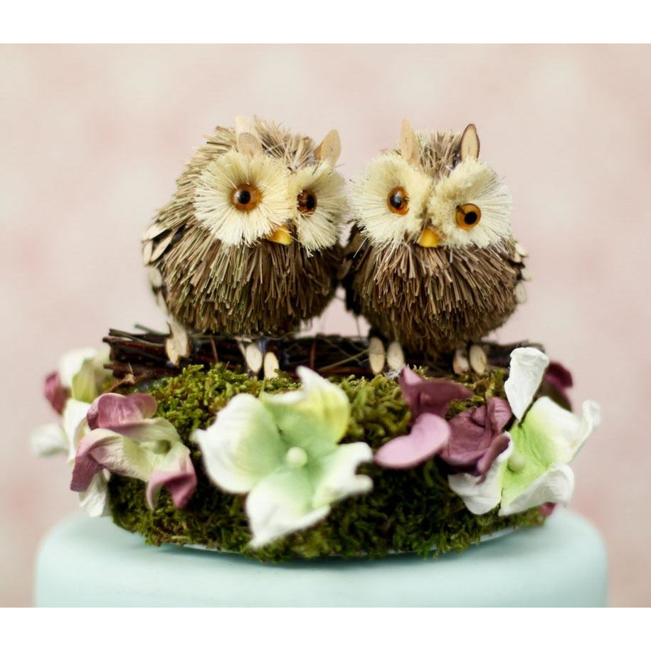 "I'll Look Out For You" Owl Wedding Cake Topper - Wedding Collectibles