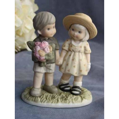 Kim Anderson's Pretty as a Picture ® "Love Never Ends" Wedding Cake Topper Figurine - Wedding Collectibles