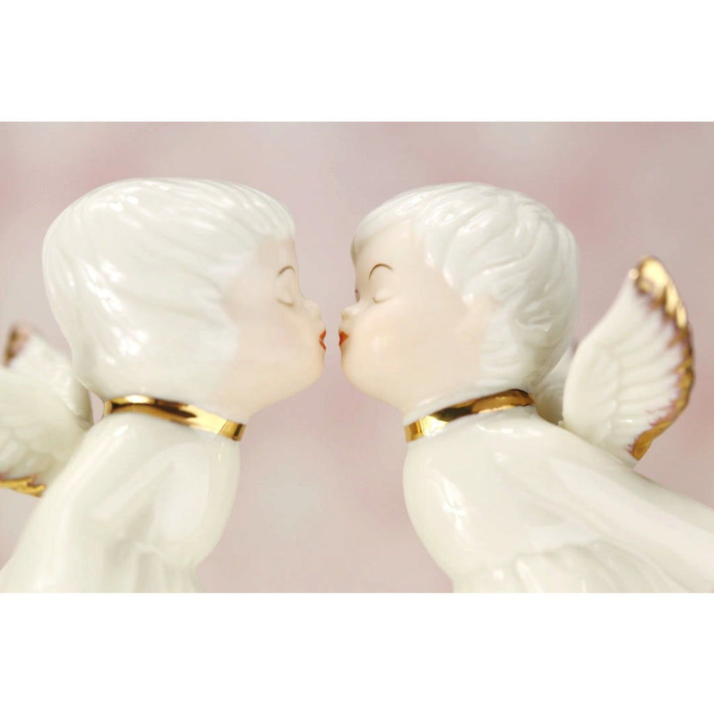 Kissing Cherub Wedding Angels - Wedding Collectibles