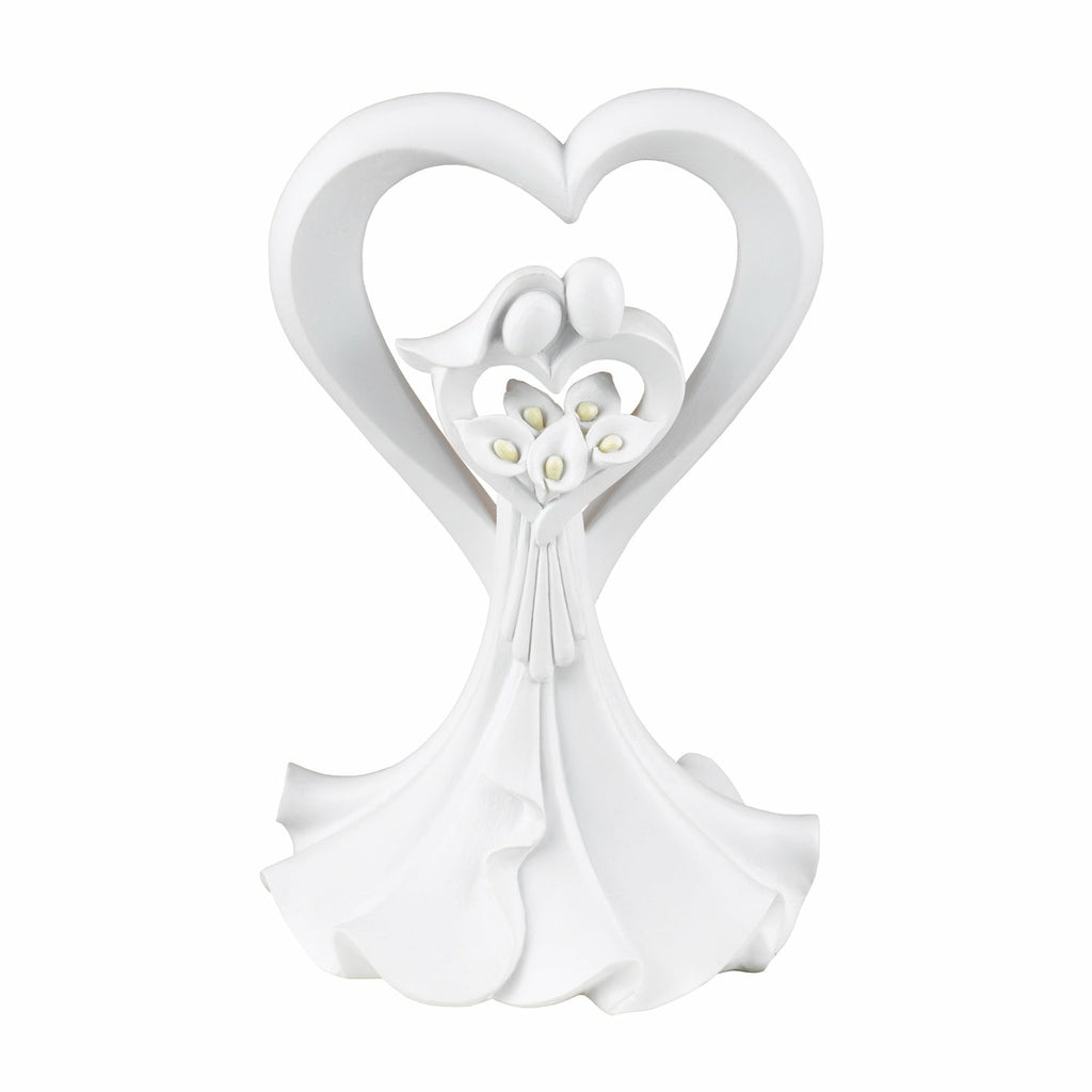 "Love's Embrace" Cake Top - Wedding Collectibles