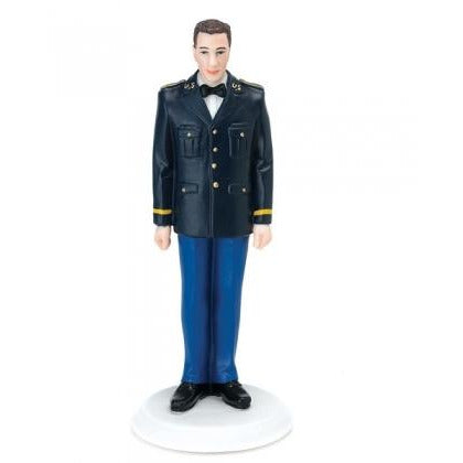 Military Groom in U.S. Army Dress Uniform Mix & Match Figurine - Wedding Collectibles