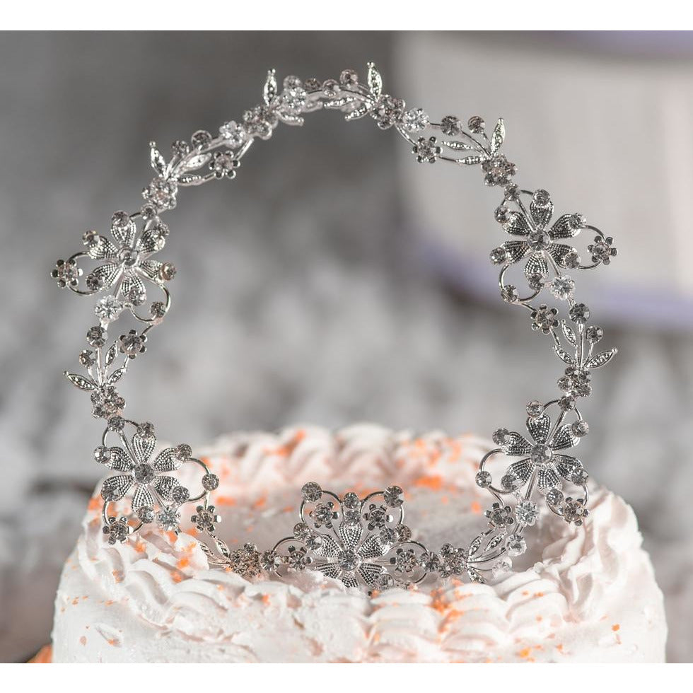 Monogram Halo Wedding Cake Topper - Wedding Collectibles