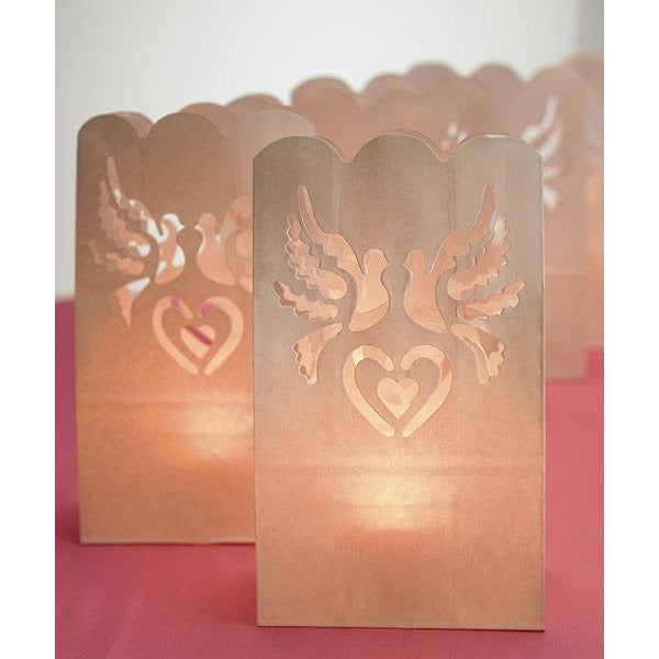 Paper Lantern Wedding Luminaries Decorations - Set of 12 - Wedding Collectibles