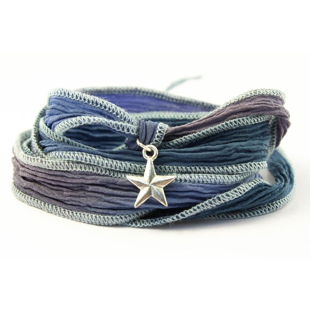 Wish Upon A Star Jewelry, Silk Wrap Bracelet - Wedding Collectibles
