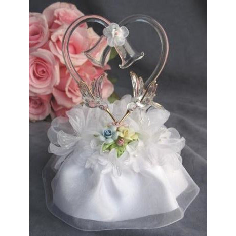 Pastel Rose Hummingbird Cake Topper - Wedding Collectibles