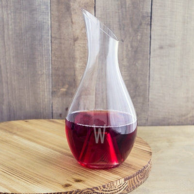 Personalized 30 oz. Aerating Wine Decanter - Wedding Collectibles
