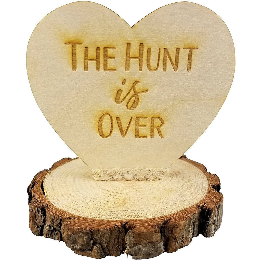 Rustic The Hunt Is Over Hunting Wedding Cake Topper - Wedding Collectibles