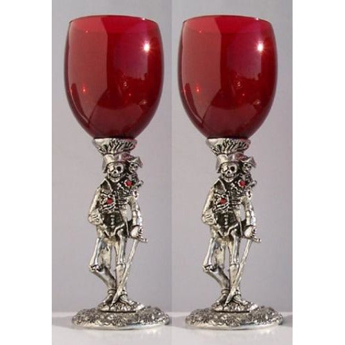 Pirate Wedding Toasting Glasses Set (2 Glasses) - Wedding Collectibles