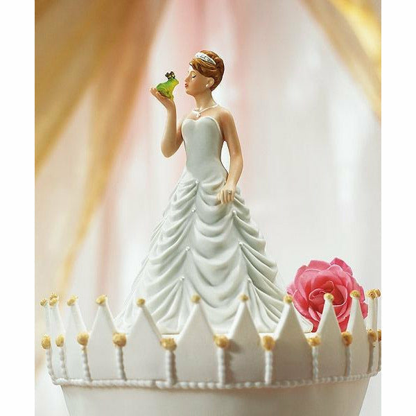 Princess Bride Kissing Frog Prince Figurine - Wedding Collectibles