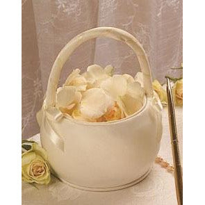 Pure Simplicity Flower Basket - Wedding Collectibles