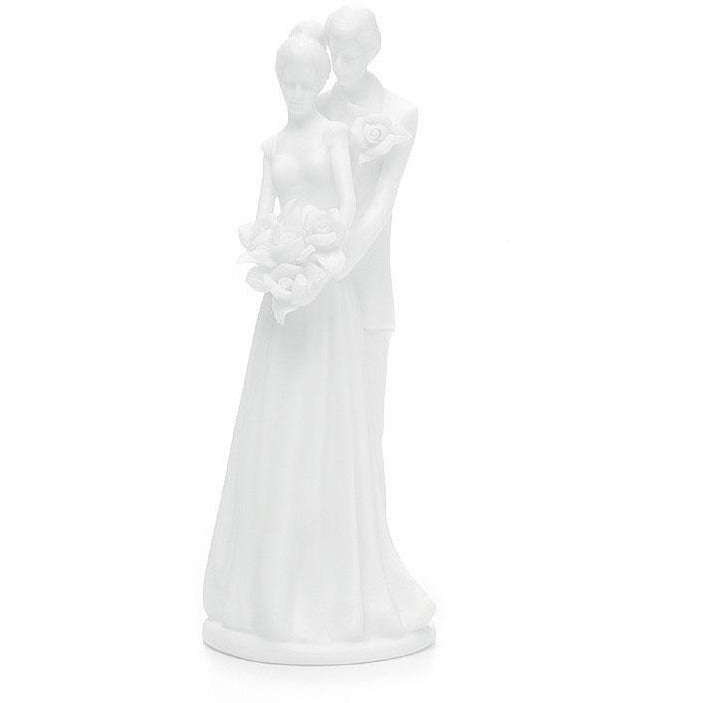 Small Contemporary Bride and Groom Traditional Wedding Cake topper - Wedding Collectibles