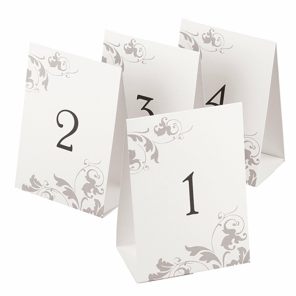 Table Number Tents - Wedding Collectibles