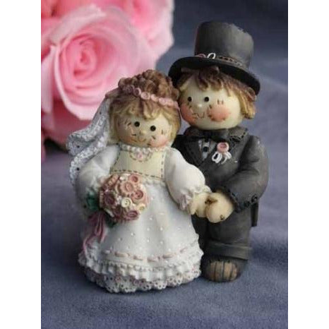 Cute as a Button Sew Special Wedding Cake Topper - Wedding Collectibles