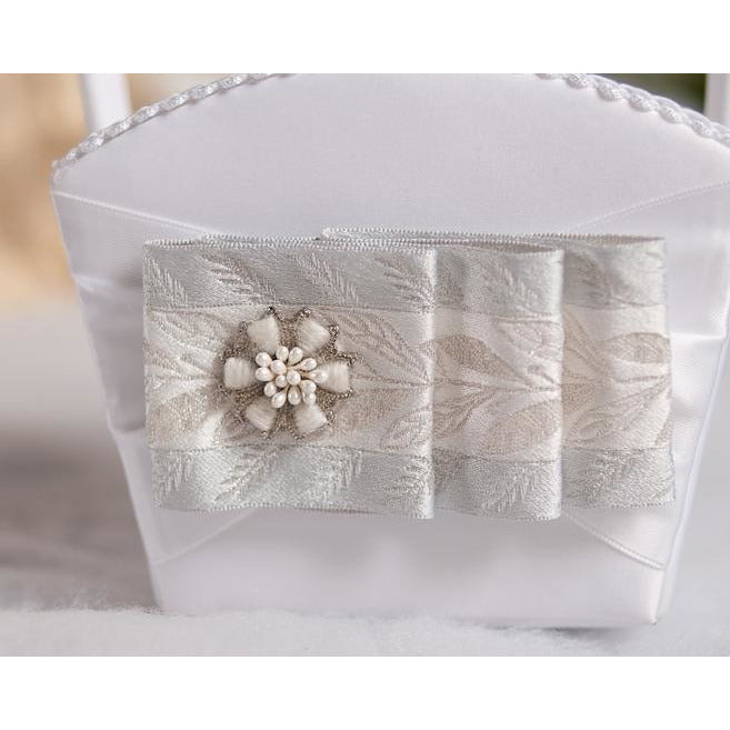 Winter Woodland Wedding Flower Girl Basket - Wedding Collectibles