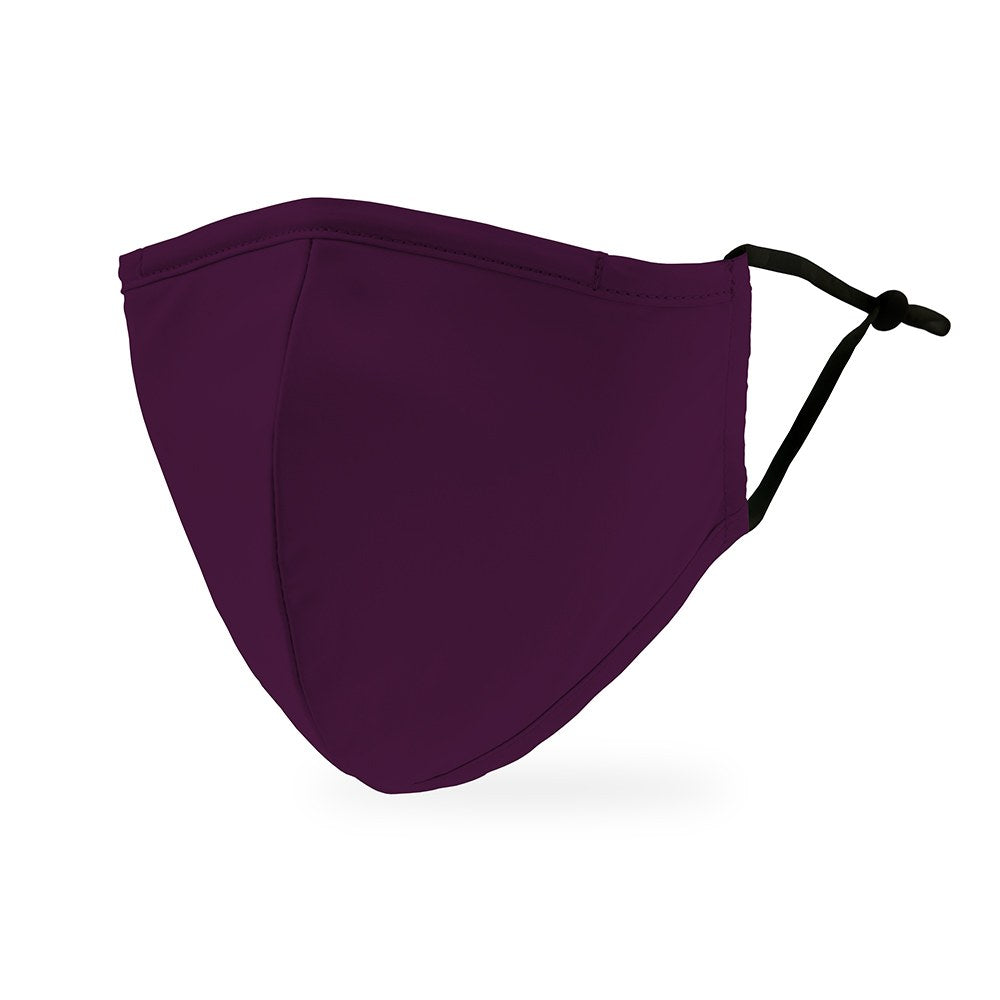 Dark Purple Protective Cloth Face Mask - Wedding Collectibles