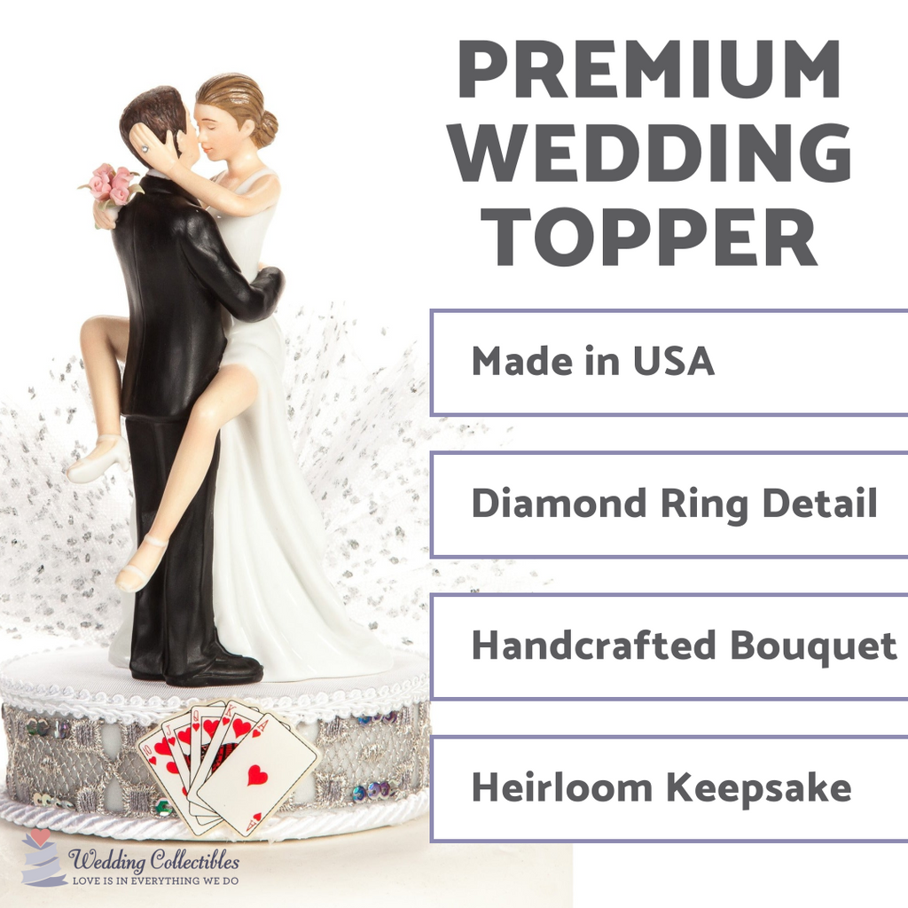 Funny Sexy Las Vegas Wedding Cake Topper - Wedding Collectibles