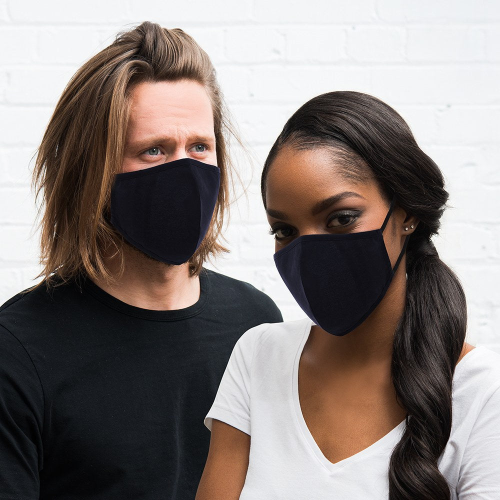 Navy Protective Cloth Face Mask - Wedding Collectibles