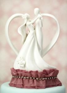 Charm Guests with Vintage Wedding Cake Toppers
