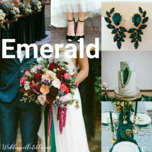 Gemstone Inspired Weddings: Emeralds