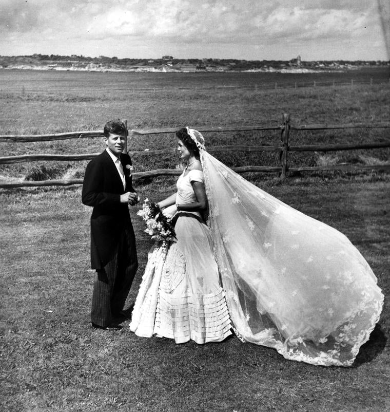 Vintage Real Wedding with President and Jackie Kennedy