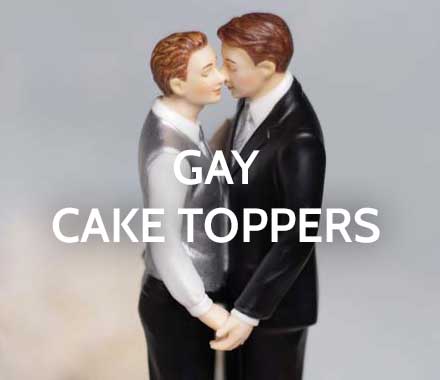 LGBTQ+ Gay Wedding Cake Toppers