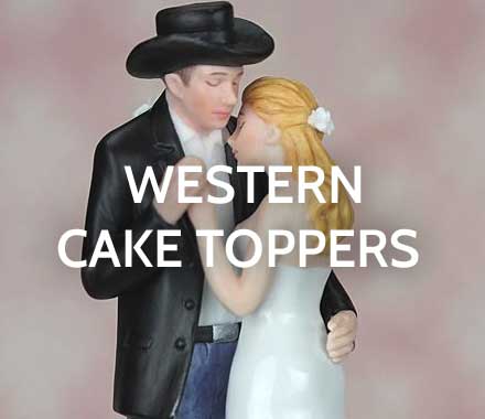 Western & Rustic Wedding Cake Toppers