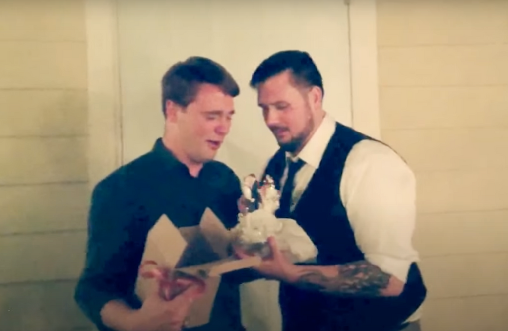 Gay Wedding Cake Topper Reveal - Danial and Chris' Housewarming and Engagement Surprises