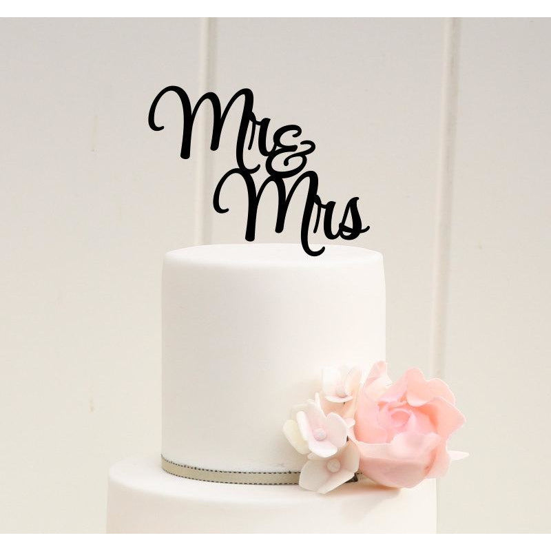 Custom Wedding Cake Topper Mr and Mrs Cake Topper - Wedding Collectibles