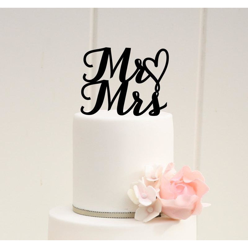 Mr and Mrs Wedding Cake Topper - Custom Cake Topper - Wedding Collectibles