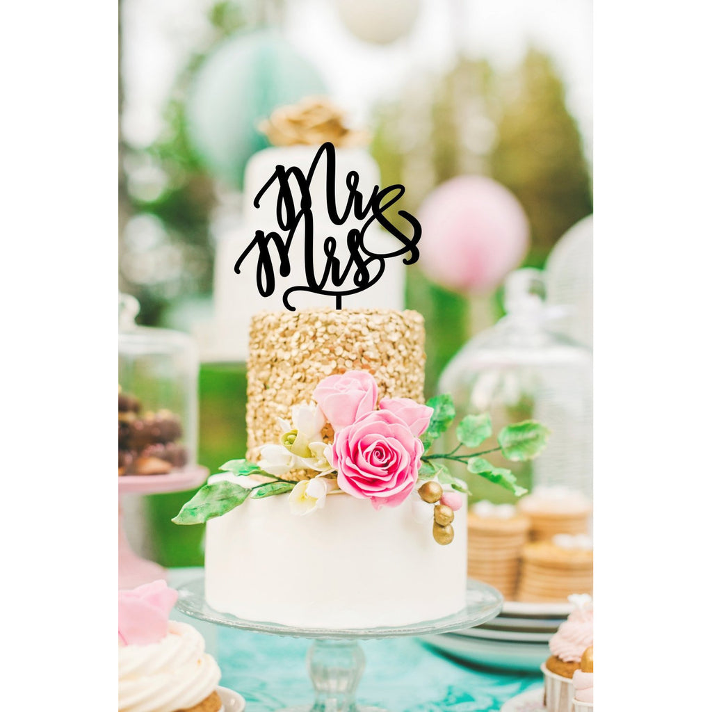 Mr & Mrs Wedding Cake Topper - Wedding Collectibles