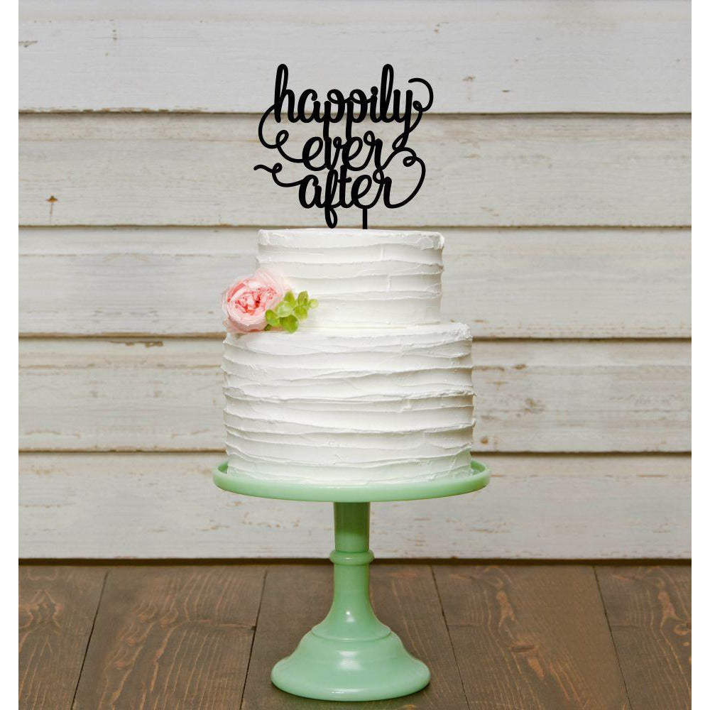 Happily Ever After Wedding Cake Topper - Bridal Shower Topper - Wedding Collectibles